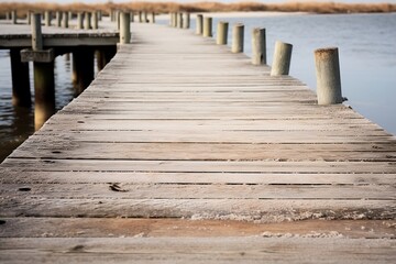 Obraz premium wooden pier on the beach