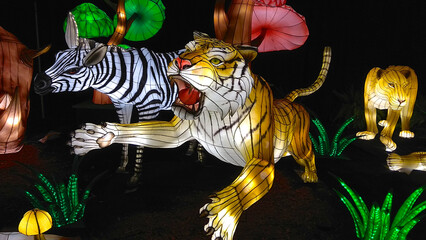 Lantern Festival in Toronto -  animal - tiger