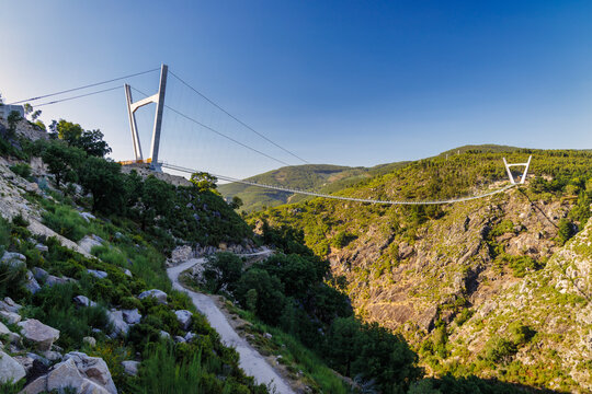 Arouca 516 suspension pedestrian bridge and Paiva walkways
