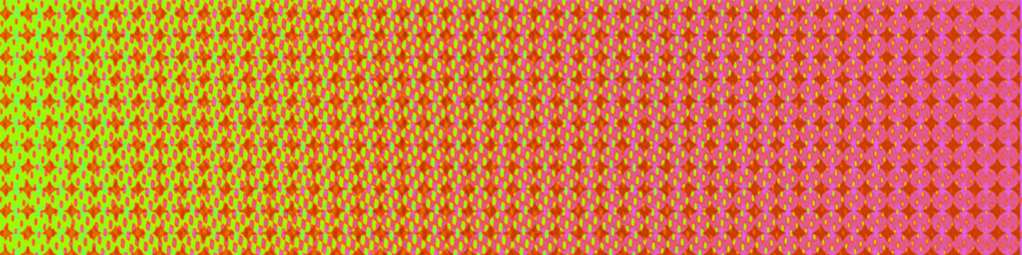 Pink pattern panorama backgroiund. Gradient, Modern horizontal design suitable for Online web Ads, Posters, Banners, social media, covers, evetns and various design works