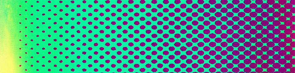 Blue dots pattern panorama background, Modern horizontal design suitable for Online web Ads, Posters, Banners, social media, covers, evetns and various design works