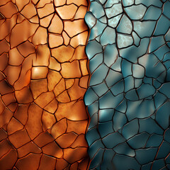 Texture and pattern of crushing digits, as if the cement were melting and creating new shapes, with some crackling. Concept design illustration.