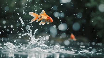 Fotobehang Conceptual fish temptation. Generative Ai © We3 Animal