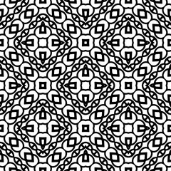 White background with black pattern. Seamless texture for fashion, textile design,  on wall paper, wrapping paper, fabrics and home decor. Simple repeat pattern.