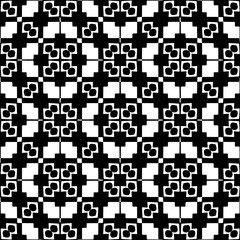 White background with black pattern. Seamless texture for fashion, textile design,  on wall paper, wrapping paper, fabrics and home decor. Simple repeat pattern.