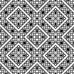 White background with black pattern. Seamless texture for fashion, textile design,  on wall paper, wrapping paper, fabrics and home decor. Simple repeat pattern.