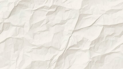 Obraz premium white crumpled paper background texture