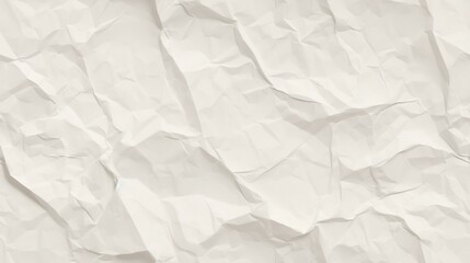 Obraz premium white crumpled paper background texture