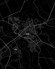 Zwolle Netherlands Map, Detailed Dark Map of Zwolle Netherlands