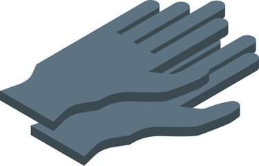 Tattoo rubber gloves icon isometric vector. Ink studio tattoo. Salon health fashion