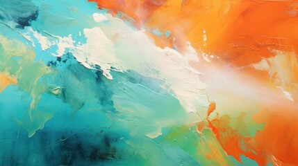 Abstract of colored painting Ai Generative