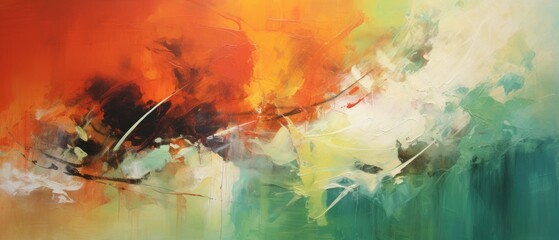 Abstract of colored painting Ai Generative