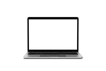 laptop computer with screen isolated