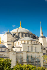 Fototapeta na wymiar The Blue Mosque of Istanbul, Turkey