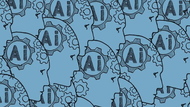The impact of Artificial Intelligence (AI) on the global economy. Artificial intelligence is increasingly taking jobs away from people. Technological Revolution and Job Market Evolution