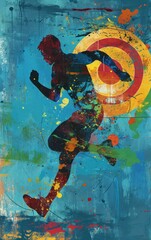 Dynamic Runner Aiming for Target