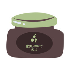 Hyaluronic acid serum, cosmetics Illustration 