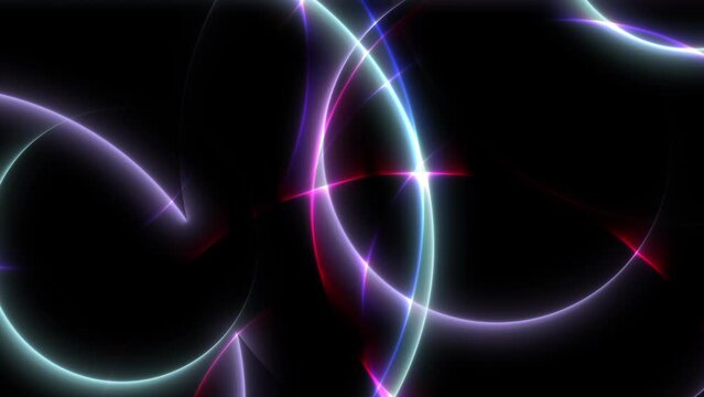 Abstract Dark Neon Colors Background