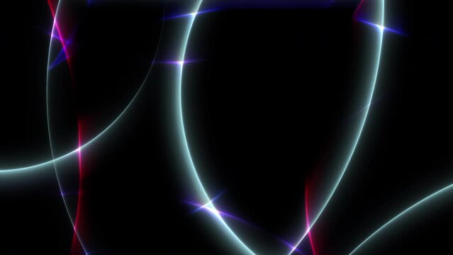Abstract Dark Neon Colors Background