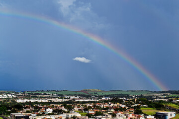 Rainbow in Ribeirao Preto, Sao Paulo, Brazil