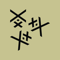 Obraz premium motif desain vektor abstrak, unik, dan menarik sebagai motif hiasan