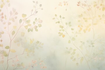 abstract floral blossoms pattern in alcohol ink sage green and blush pink gold colors wallpaper 