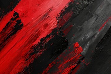 Old bright red paint surface wide texture. Dark scarlet color gloomy grunge abstract background - obrazy, fototapety, plakaty
