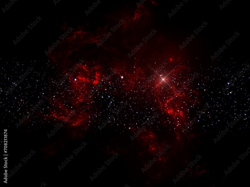 Wall mural science fiction wallpaper. beauty of deep space. colorful graphics for background, like water waves,
