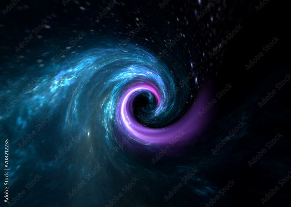 Wall mural science fiction wallpaper. beauty of deep space. colorful graphics for background, like water waves,