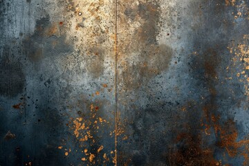 Naklejka premium Distressed Yellow Brown Old Brick Wall With Graffiti Street Art. Background And Painted Lines And Draw. Abstract Grunge Modern Grafitty Wallpaper. Abstract Plastered Wall Web Banner. Design Element.