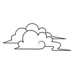 vector clouds, Asian theme cloud illustrations