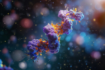 Fototapeta na wymiar Protein Illustration