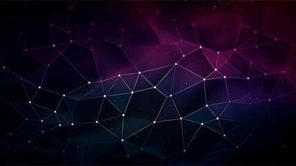 Obraz premium Abstract line art background, technological background