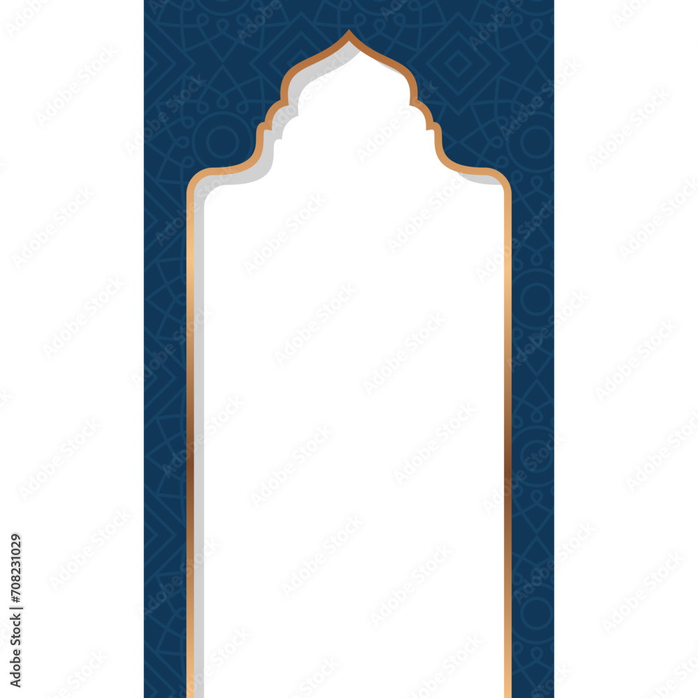 Poster islamic pattern frame