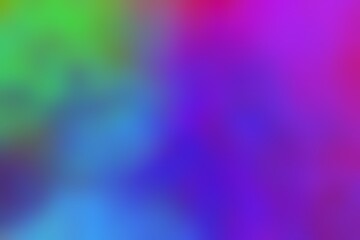Abstract blurred background image of blue, green, purple colors gradient used as an illustration. Designing posters or advertisements.