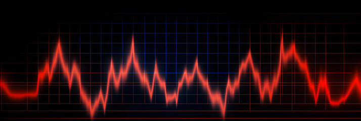 heart beat cardiogram background