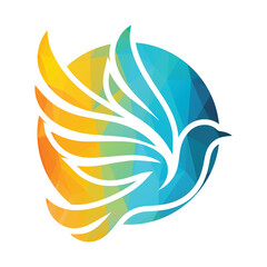 Bird Logo Design Vector Illustration