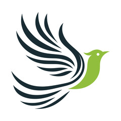 Bird Logo Design Vector Illustration