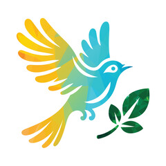 Bird Logo Design Vector Illustration