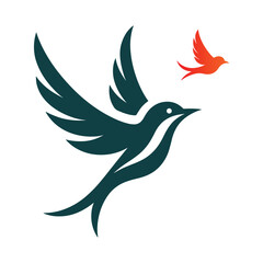 Bird Logo Design Vector Illustration