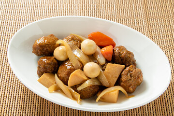 酢豚風肉団子。
