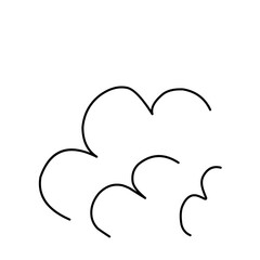 Wind and Storm Doodle Moving Lines