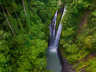 Aling Aling Waterfall in Bali Island, Indonesia