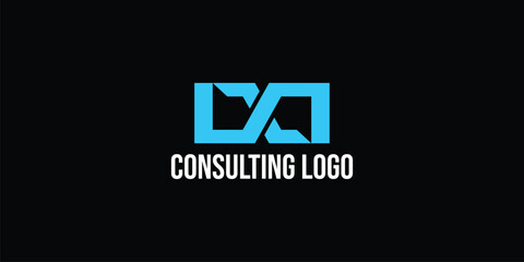 Obraz premium consulting logo DD,vector