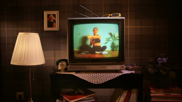 80s healthy life and fitness on TV program