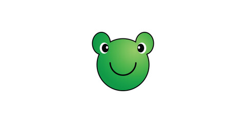 green frog ,vector