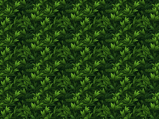 Buschiger Hintergrund - buschiges Hintergrundmuster als nahtlos endlos Kachel in grün / Grüntönen