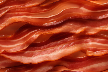 cooked bacon background wall texture pattern seamless wallpaper