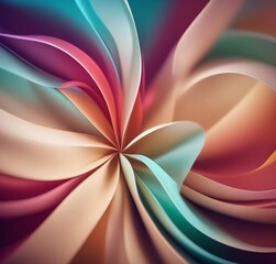 Fototapeta premium abstract wavy colorful background