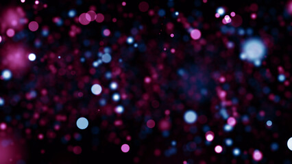 Particles bokeh abstract event game trailer titles cinematic openers digital technology concert background